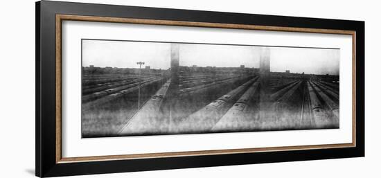 Train Yard Triptych-Evan Morris Cohen-Framed Photographic Print