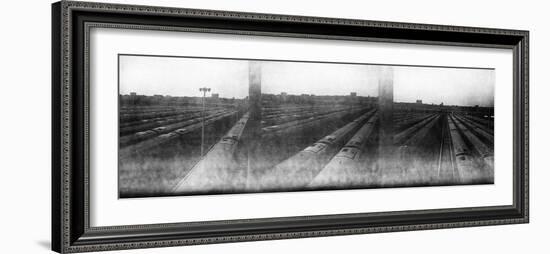 Train Yard Triptych-Evan Morris Cohen-Framed Photographic Print