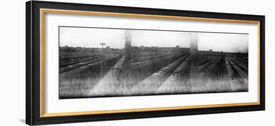 Train Yard Triptych-Evan Morris Cohen-Framed Photographic Print