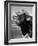 Trained Cow Wearing a Hat-Nina Leen-Framed Photographic Print