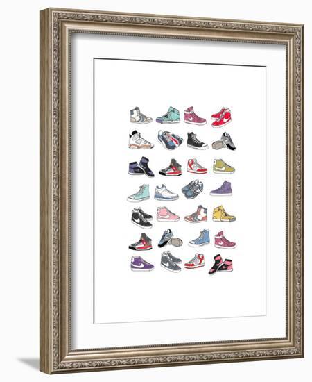 Trainers-Hanna Melin-Framed Giclee Print