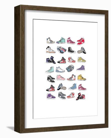 Trainers-Hanna Melin-Framed Giclee Print