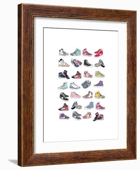 Trainers-Hanna Melin-Framed Giclee Print