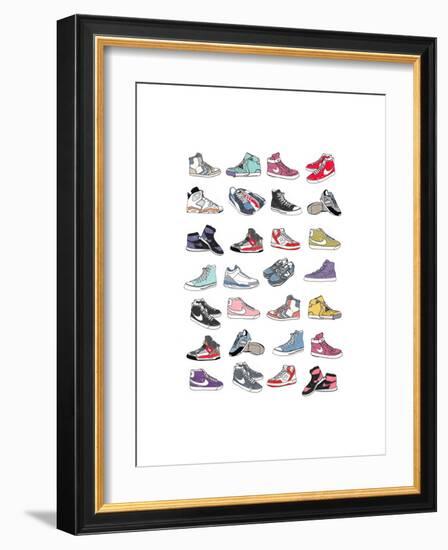 Trainers-Hanna Melin-Framed Giclee Print