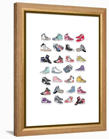 Trainers-Hanna Melin-Framed Stretched Canvas