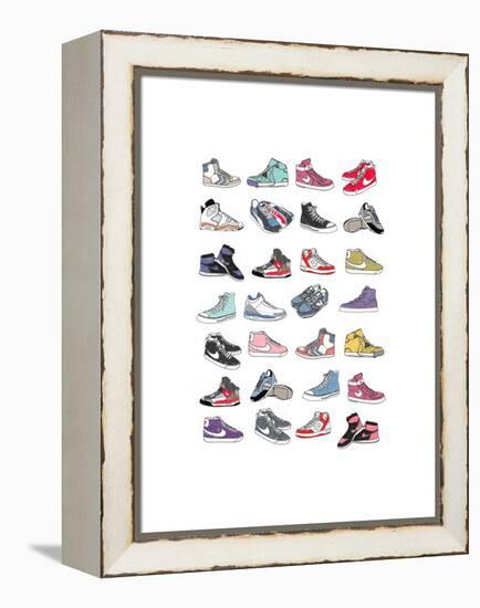 Trainers-Hanna Melin-Framed Stretched Canvas