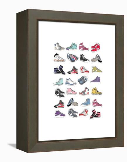 Trainers-Hanna Melin-Framed Stretched Canvas