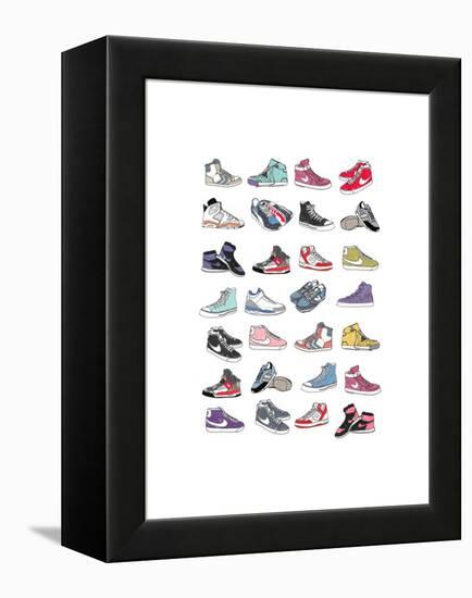 Trainers-Hanna Melin-Framed Stretched Canvas