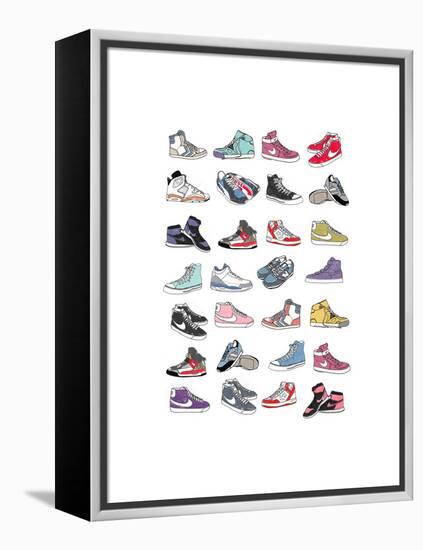 Trainers-Hanna Melin-Framed Stretched Canvas