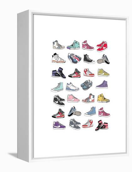 Trainers-Hanna Melin-Framed Stretched Canvas