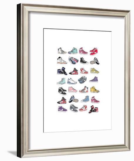 Trainers-Hanna Melin-Framed Art Print