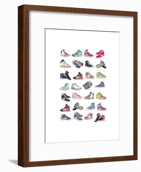 Trainers-Hanna Melin-Framed Art Print