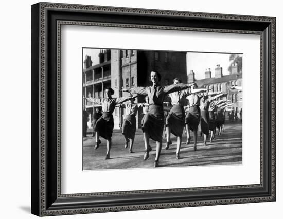 Training of Auxiliary Territorial Service-Associated Newspapers-Framed Photo