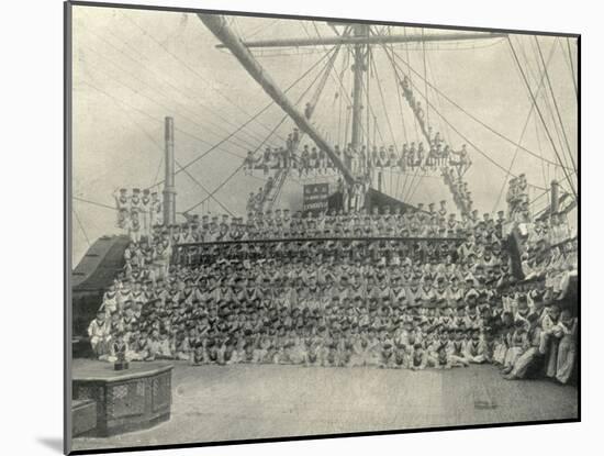 Training Ship Exmouth, Full Crew-Peter Higginbotham-Mounted Photographic Print