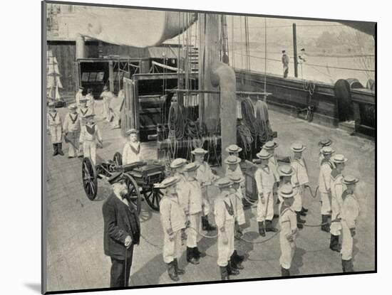 Training Ship Exmouth, Gun Crew-Peter Higginbotham-Mounted Photographic Print