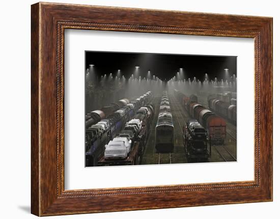 Trainsets-Leif Løndal-Framed Photographic Print