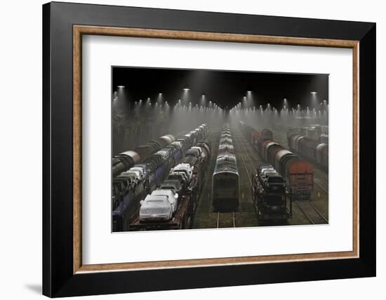 Trainsets-Leif Løndal-Framed Photographic Print