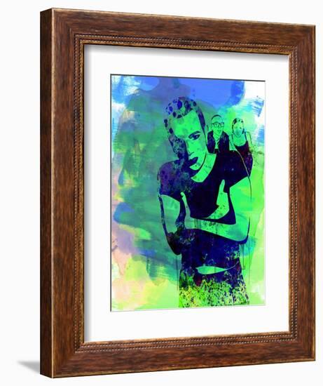 Trainspotting Watercolor 2-Anna Malkin-Framed Art Print