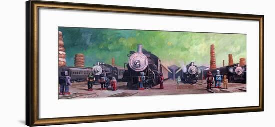 Trainyard-Eric Joyner-Framed Giclee Print