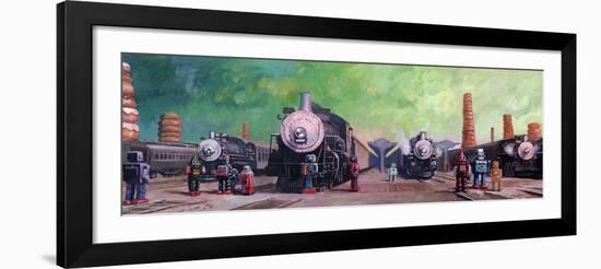 Trainyard-Eric Joyner-Framed Giclee Print