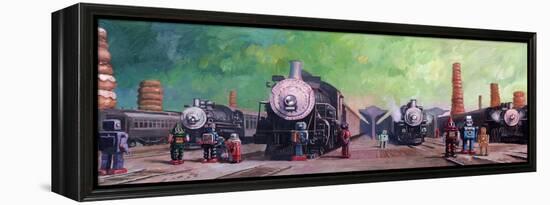 Trainyard-Eric Joyner-Framed Premier Image Canvas