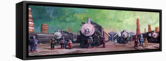 Trainyard-Eric Joyner-Framed Premier Image Canvas