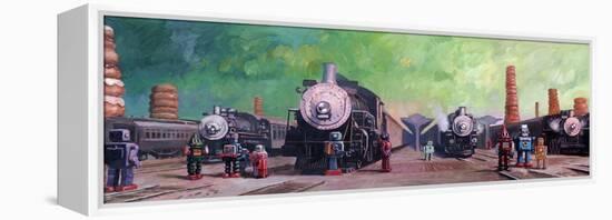 Trainyard-Eric Joyner-Framed Premier Image Canvas