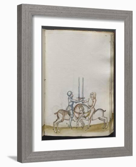 Traité de combat (tradition de maître Johann Lichtenauer)-null-Framed Giclee Print