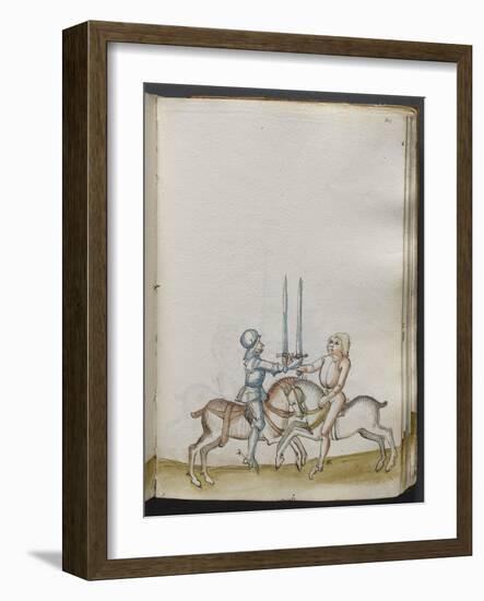 Traité de combat (tradition de maître Johann Lichtenauer)-null-Framed Giclee Print