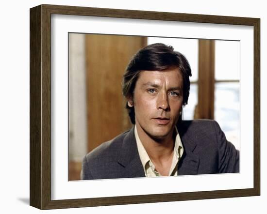 Traitement by Choc by AlainJessua with Alain Delon, 1973 (photo)-null-Framed Photo