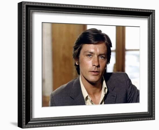 Traitement by Choc by AlainJessua with Alain Delon, 1973 (photo)-null-Framed Photo