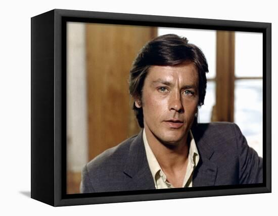 Traitement by Choc by AlainJessua with Alain Delon, 1973 (photo)-null-Framed Stretched Canvas