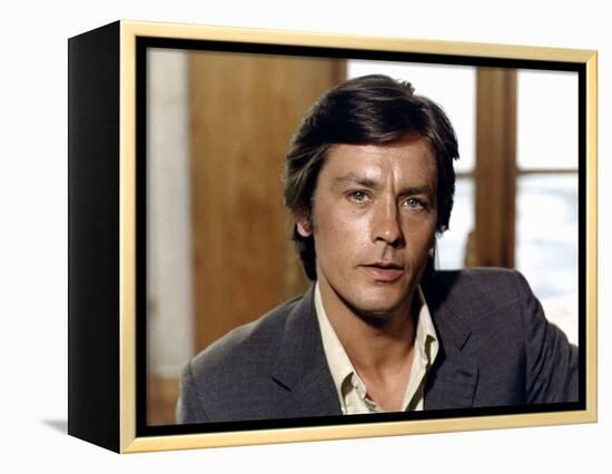 Traitement by Choc by AlainJessua with Alain Delon, 1973 (photo)-null-Framed Stretched Canvas