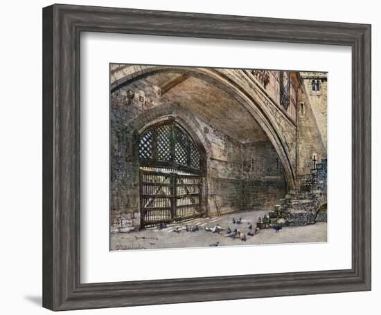 Traitors' Gate, from Within-John Fulleylove-Framed Giclee Print