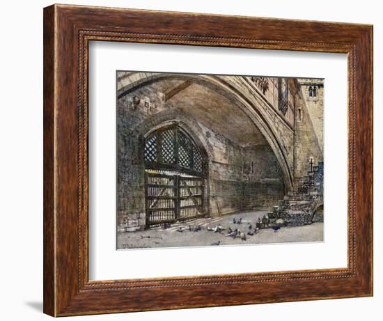 Traitors' Gate, from Within-John Fulleylove-Framed Giclee Print