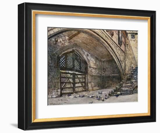 Traitors' Gate, from Within-John Fulleylove-Framed Giclee Print