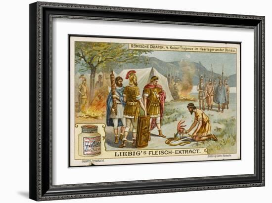 Trajan Goes to War-null-Framed Art Print