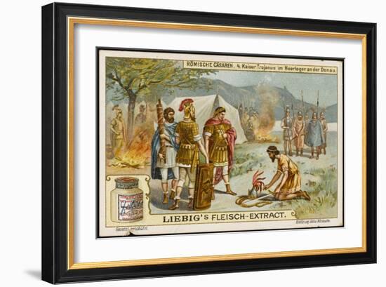 Trajan Goes to War-null-Framed Art Print