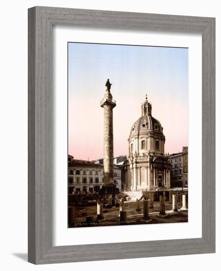 Trajan's Column, 1890s-Science Source-Framed Giclee Print