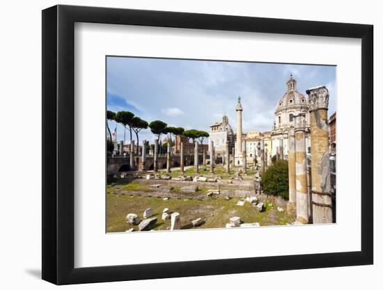 Trajan's Column and Forum, Italy-Nico Tondini-Framed Photographic Print