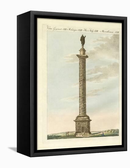 Trajan's Column in Rome-null-Framed Premier Image Canvas