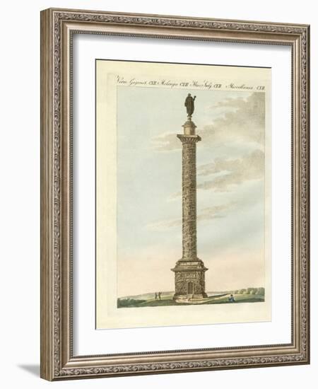 Trajan's Column in Rome-null-Framed Giclee Print