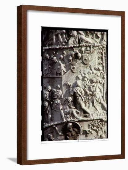 Trajan's Column, to Celebrate Victory over the Dacians, Designed by Apollodorus of Damascus, 113 Ad-null-Framed Giclee Print