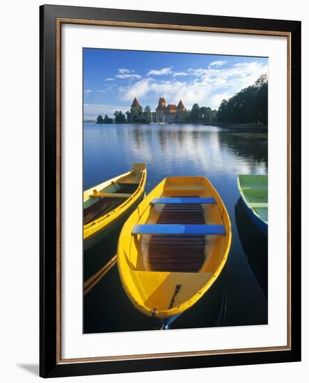 Trakai Island and Castle Nr. Vilnius, Lithuania-Peter Adams-Framed Photographic Print