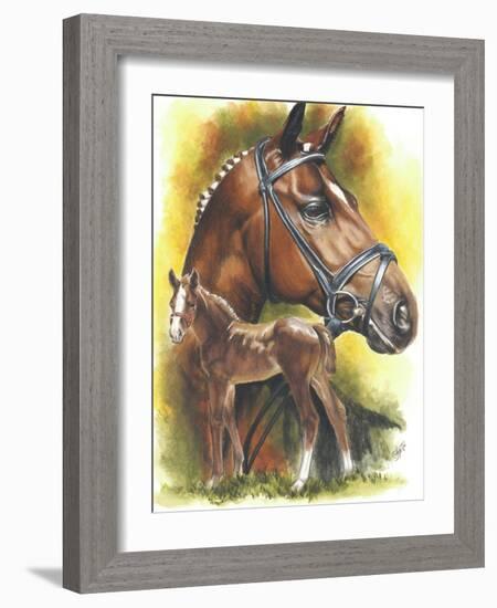 Trakehner-Barbara Keith-Framed Giclee Print