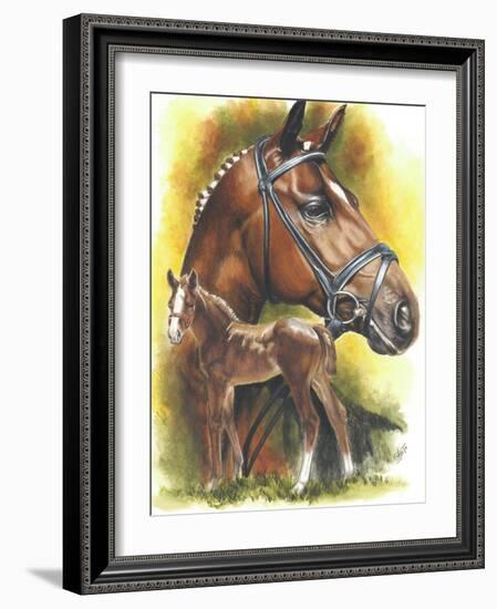 Trakehner-Barbara Keith-Framed Giclee Print