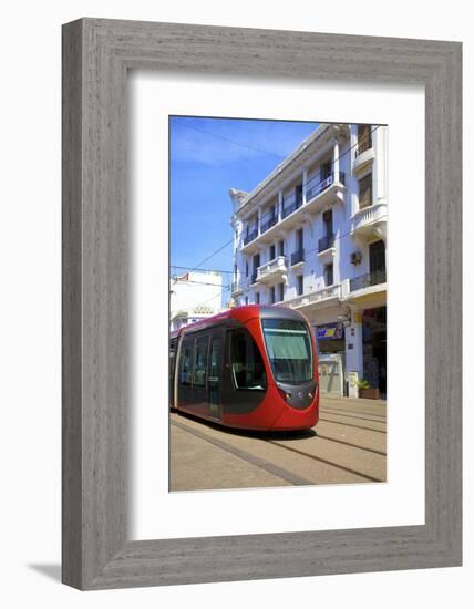 Tram, Casablanca, Morocco, North Africa, Africa-Neil Farrin-Framed Photographic Print