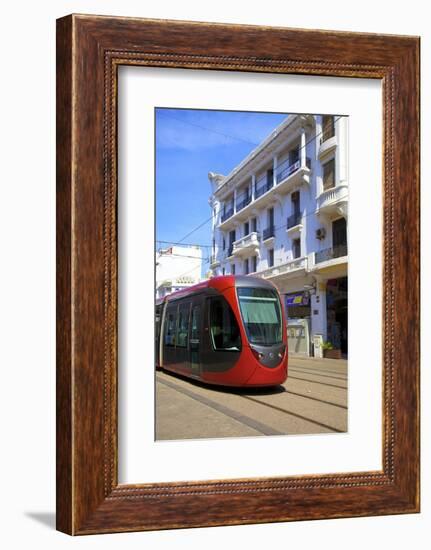 Tram, Casablanca, Morocco, North Africa, Africa-Neil Farrin-Framed Photographic Print