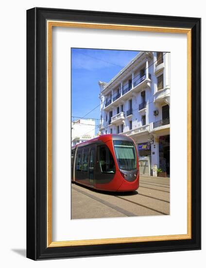 Tram, Casablanca, Morocco, North Africa, Africa-Neil Farrin-Framed Photographic Print