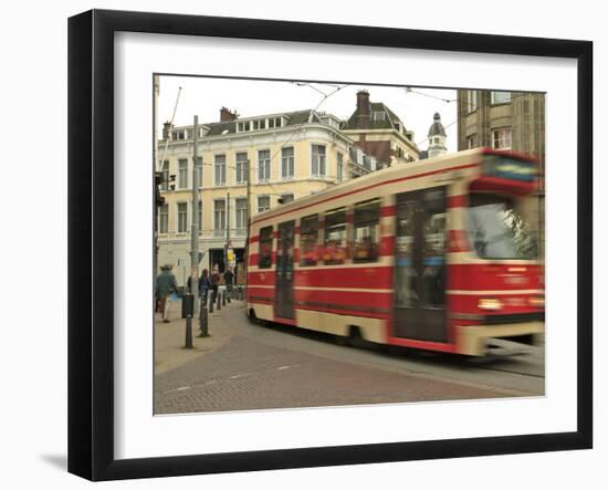 Tram, Den Haag (The Hague), Holland (The Netherlands)-Gary Cook-Framed Photographic Print